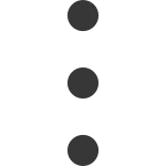 Hamburger Menu Dots SVG Icon